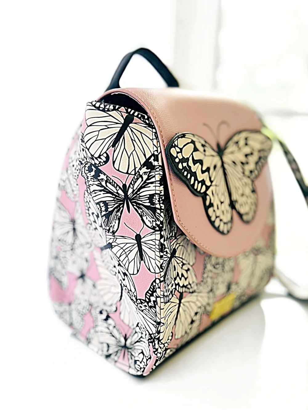 Betsey Johnson Pink Butterfly Mini Backpack/Purse 🦋